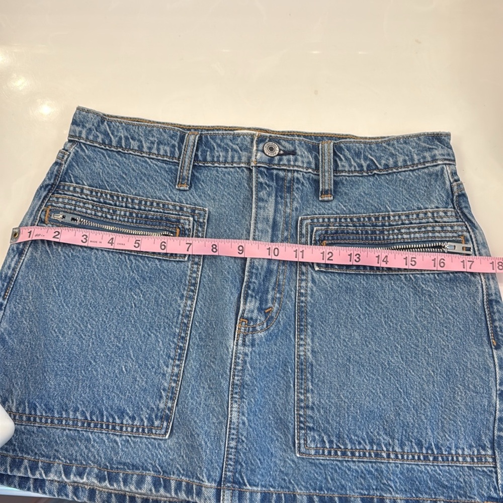 Abercrombie & Fitch Denim Mini Skirt - Picture 9 of 10